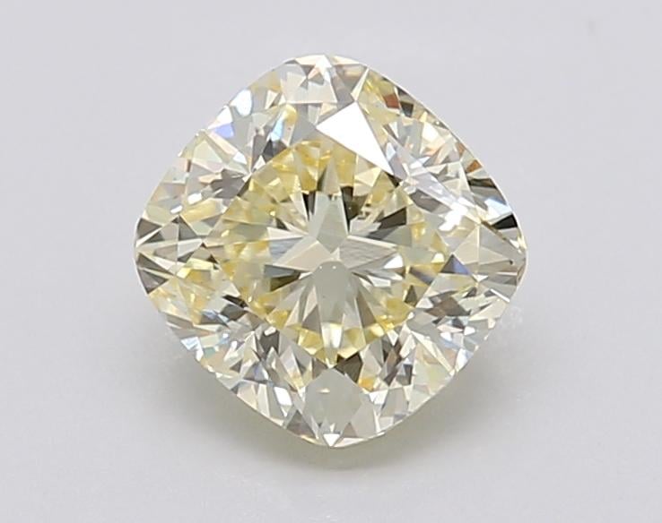 1.54 Ct. Fancy Yellow Cushion Lab Grown Diamond