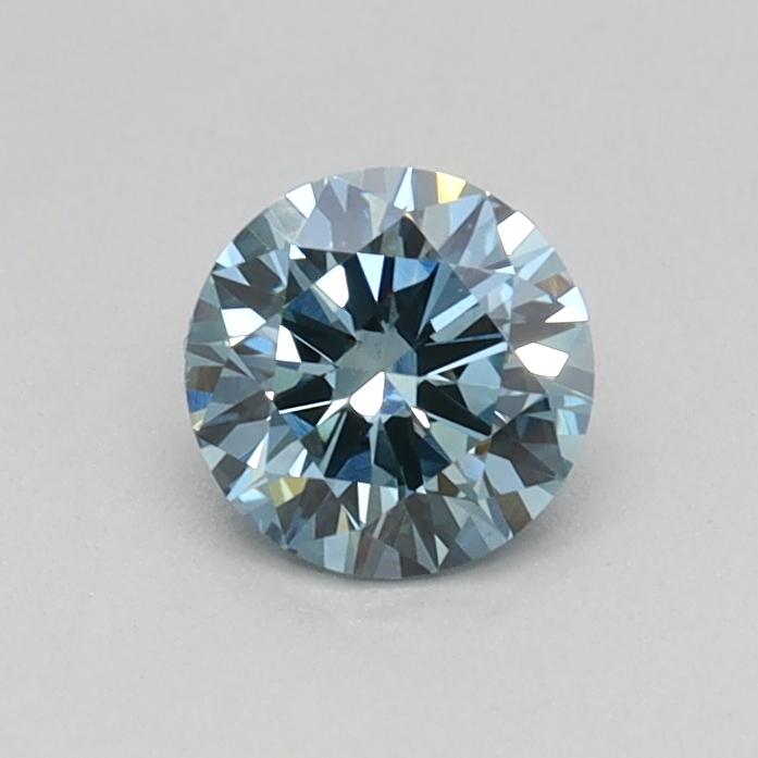 0.33 Ct. Fancy Intense Blue Round Lab Grown Diamond
