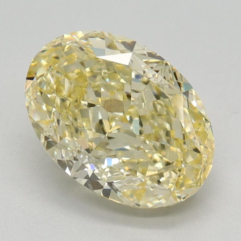 1.70 Ct. Fancy Yellow Oval Lab Grown Diamond