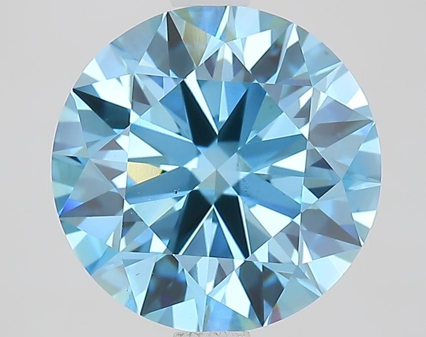 3.03 Ct. Fancy Vivid Pink Round Lab Grown Diamond