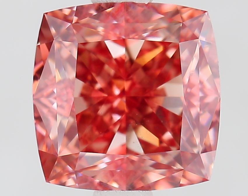 1.88 Ct. Fancy Vivid Pink Cushion Lab Grown Diamond