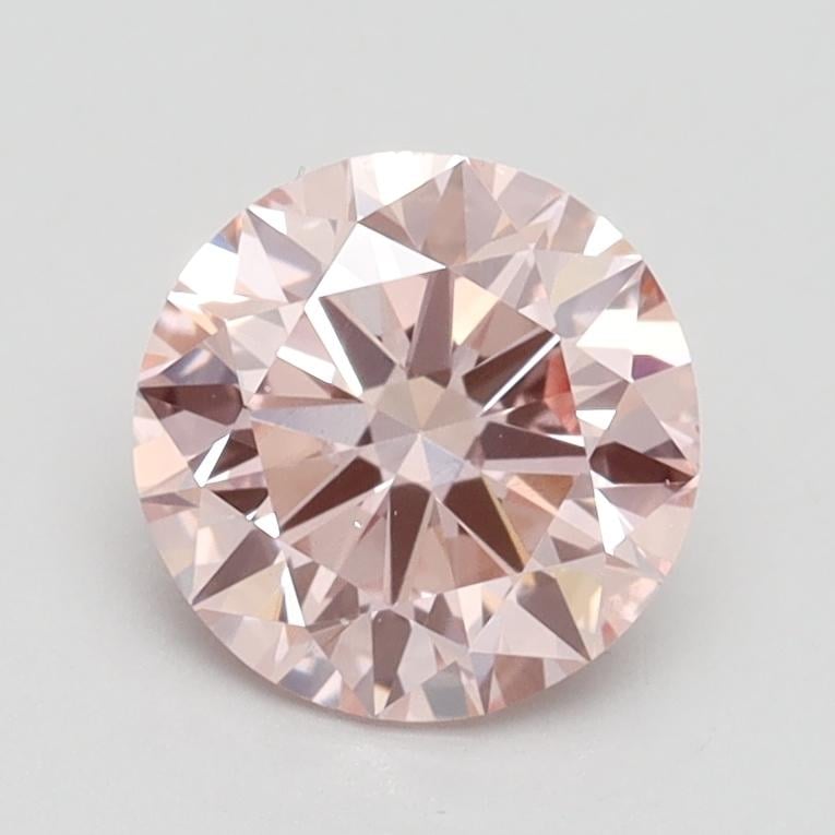 1.30 Ct. Fancy Intense Pink Round Lab Grown Diamond