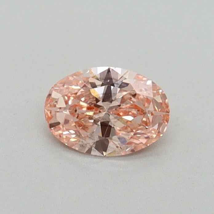0.32 Ct. Fancy Vivid Pink Oval Lab Grown Diamond