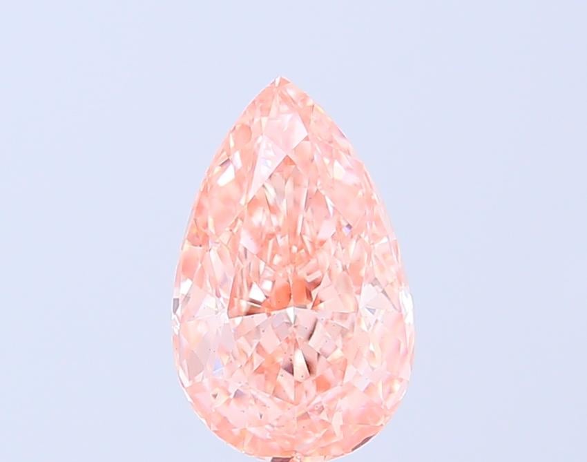 2.16 Ct. Fancy Intense Pink Pear Lab Grown Diamond