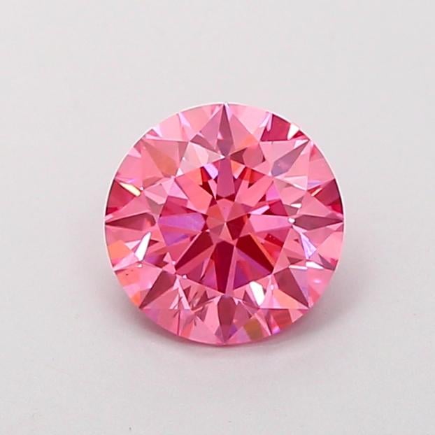 1.35 Ct. Fancy Vivid Pink Round Lab Grown Diamond