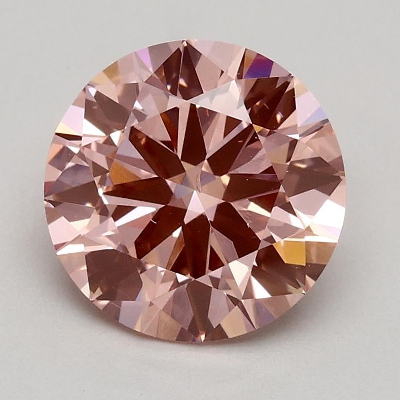 1.50 Ct. Fancy Intense Pink Round Lab Grown Diamond