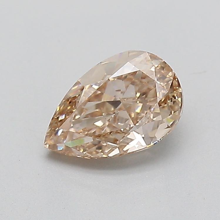 1.02 Ct. Light  Brown Pear Lab Grown Diamond