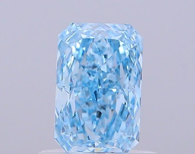 1.06 Ct. Fancy Vivid  Blue Radiant Lab Grown Diamond