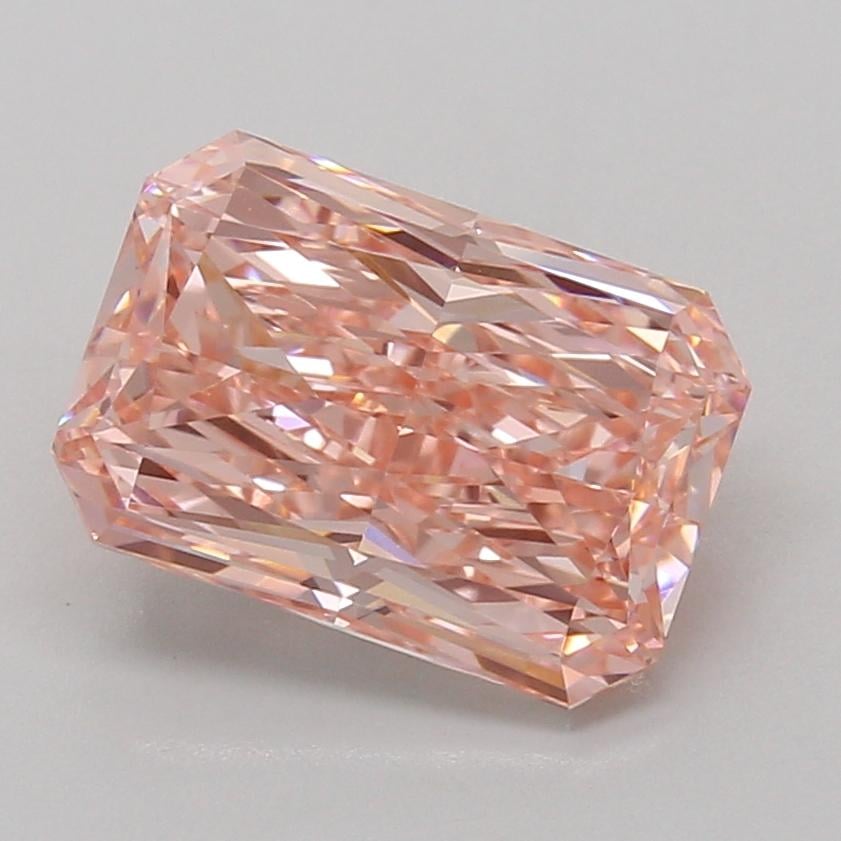 4.03 Ct. Fancy Vivid Pink Radiant Lab Grown Diamond