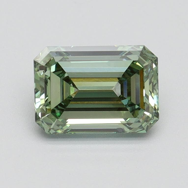 1.03 Ct. Fancy Vivid Green Emerald Lab Grown Diamond