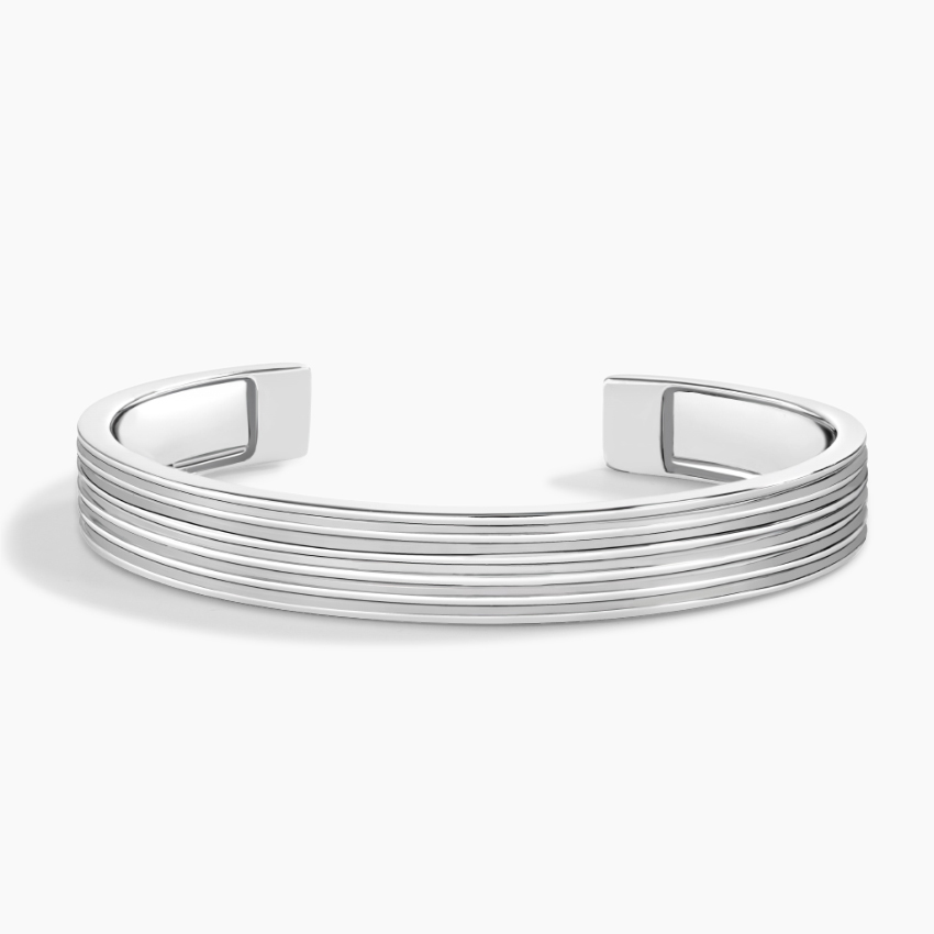 Grooved cuff store bracelet