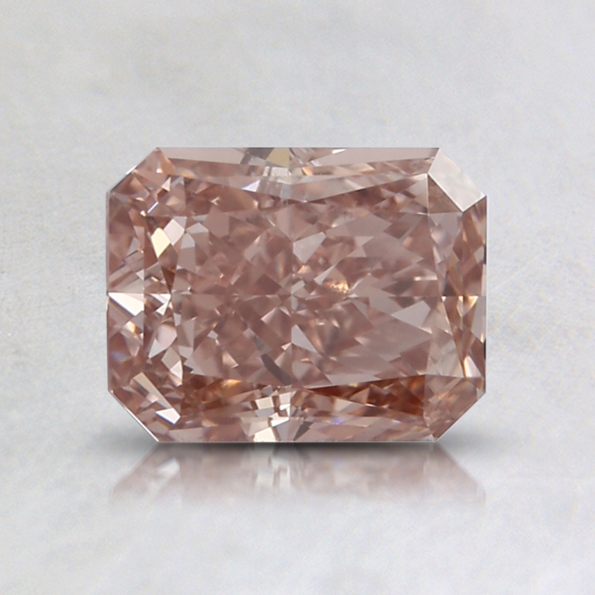 1.01 Ct. Fancy Deep Orangy Pink Radiant Lab Grown Diamond
