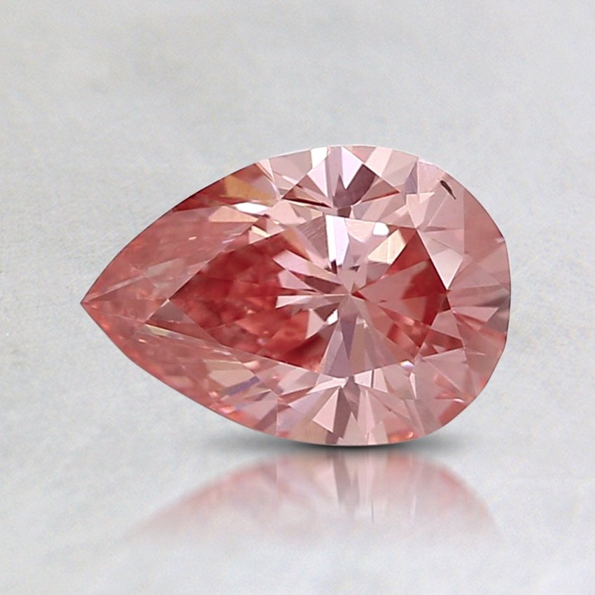 0.74 Ct. Fancy Intense Pink Pear Lab Grown Diamond