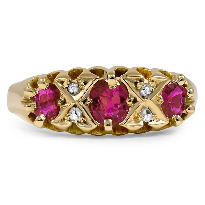 Retro Ruby Vintage Ring