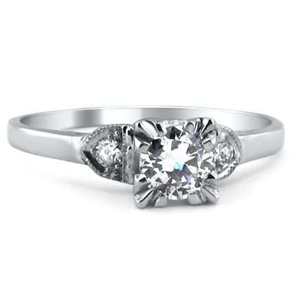 Art Deco Diamond Vintage Ring | Lucy | Brilliant Earth