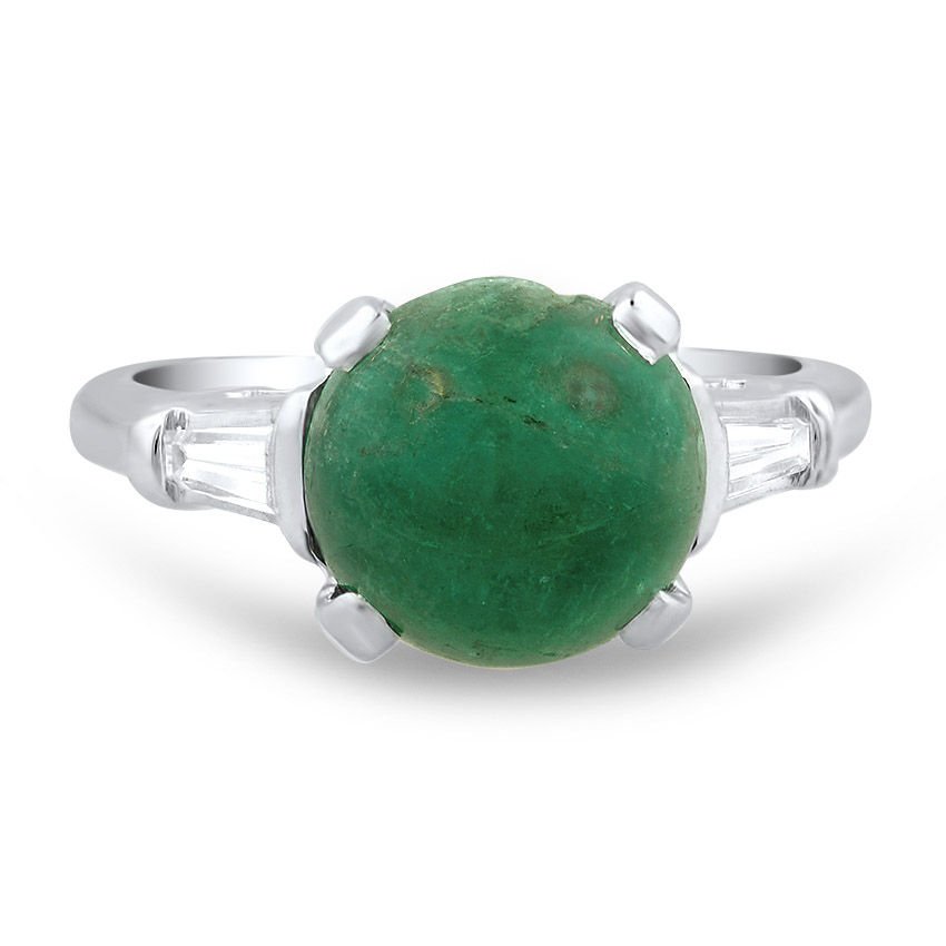 Retro Emerald Cocktail Ring