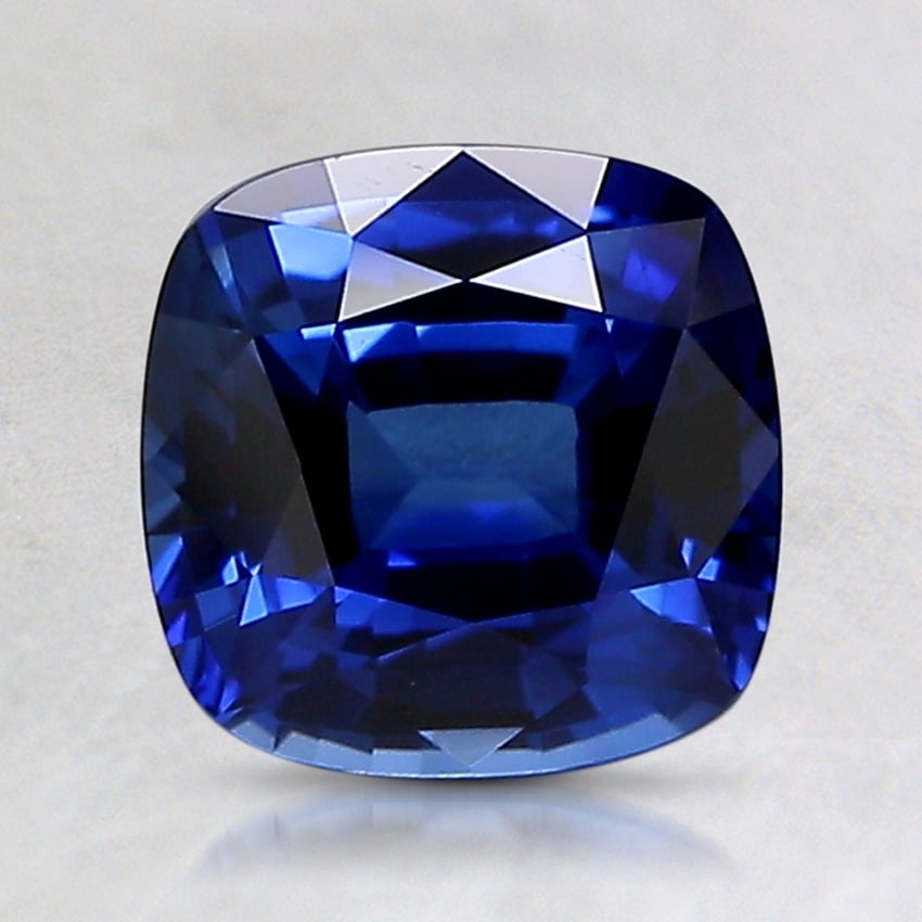7.1x7mm Premium Blue Cushion Sapphire