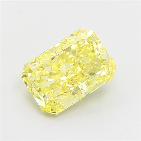 2.26 Ct. Fancy Vivid Yellow Radiant Lab Grown Diamond