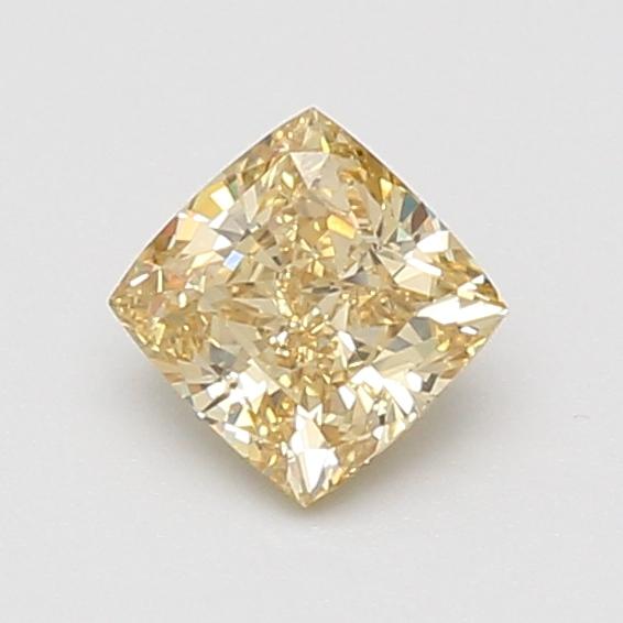 0.71 Ct. Fancy Yellow Cushion Lab Grown Diamond