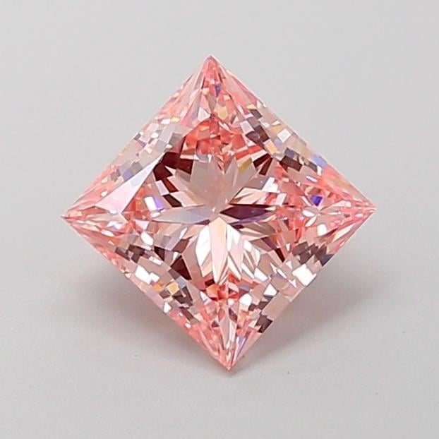 1.50 Ct. Fancy Intense Pink Princess Lab Grown Diamond