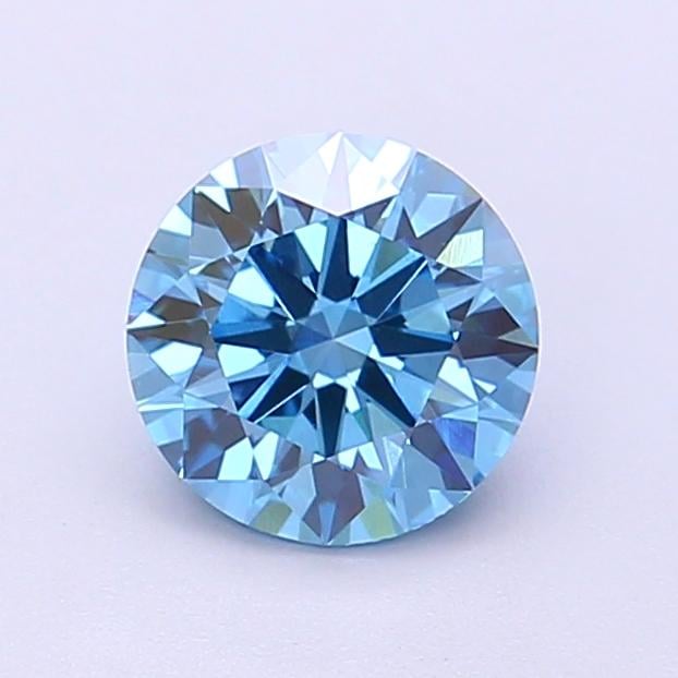1.02 Ct. Fancy Vivid Blue Round Lab Grown Diamond