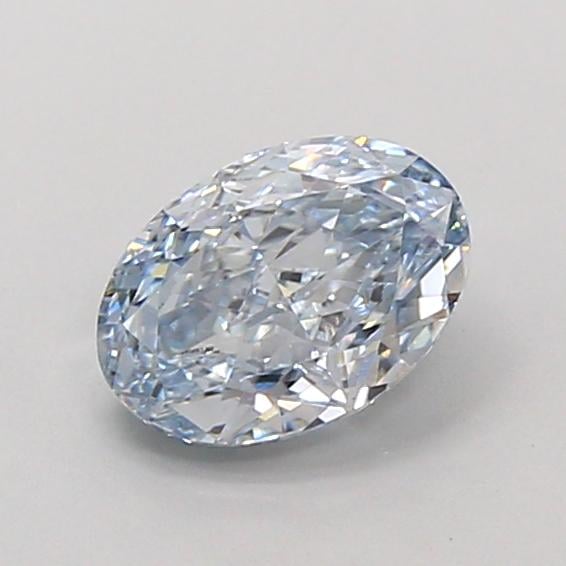 1.00 Ct. Fancy Intense Blue Oval Lab Grown Diamond