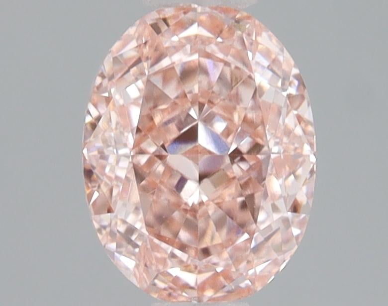 0.83 Ct. Fancy Intense Pink Oval Lab Grown Diamond