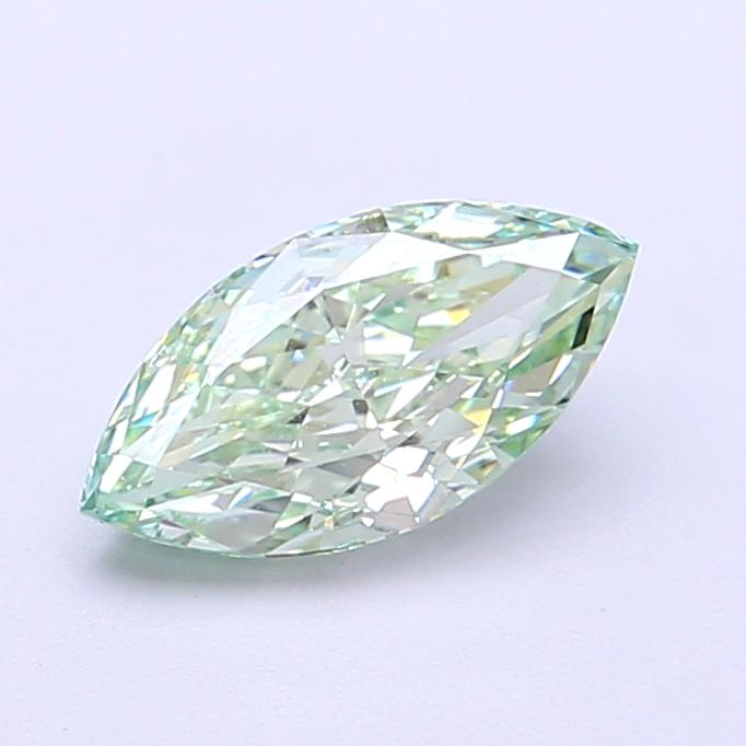 1.02 Ct. Fancy Vivid Green Marquise Lab Grown Diamond