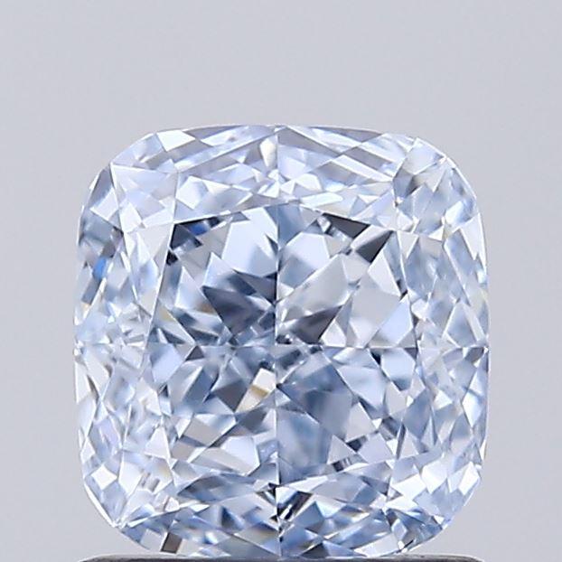 1.02 Ct. Fancy Blue Cushion Lab Grown Diamond