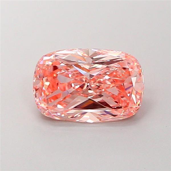 2.00 Ct. Fancy Intense Pink Cushion Lab Grown Diamond