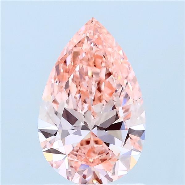 1.00 Ct. Fancy Vivid Pink Pear Lab Grown Diamond