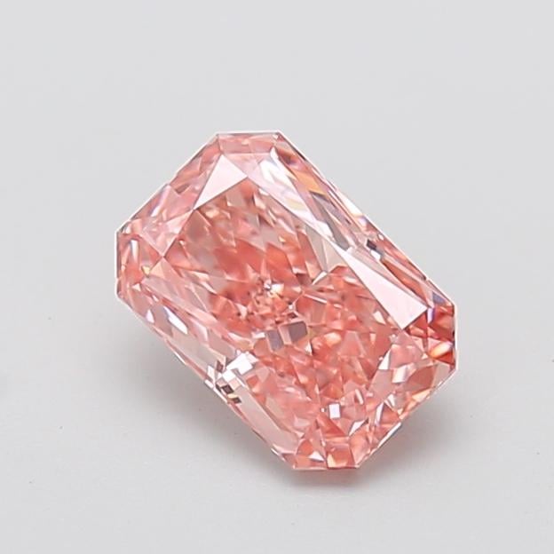 1.53 Ct. Fancy Vivid  Pink Radiant Lab Grown Diamond