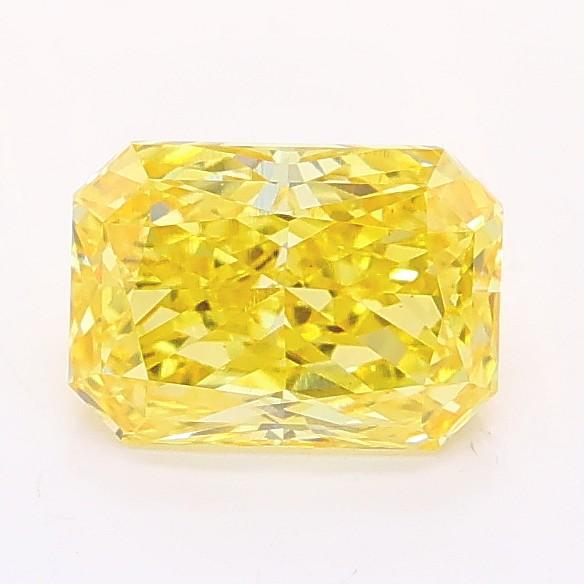 1.05 Ct. Fancy Vivid Yellow Radiant Lab Grown Diamond