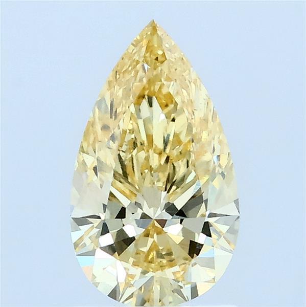 1.02 Ct. Fancy Yellow Pear Lab Grown Diamond