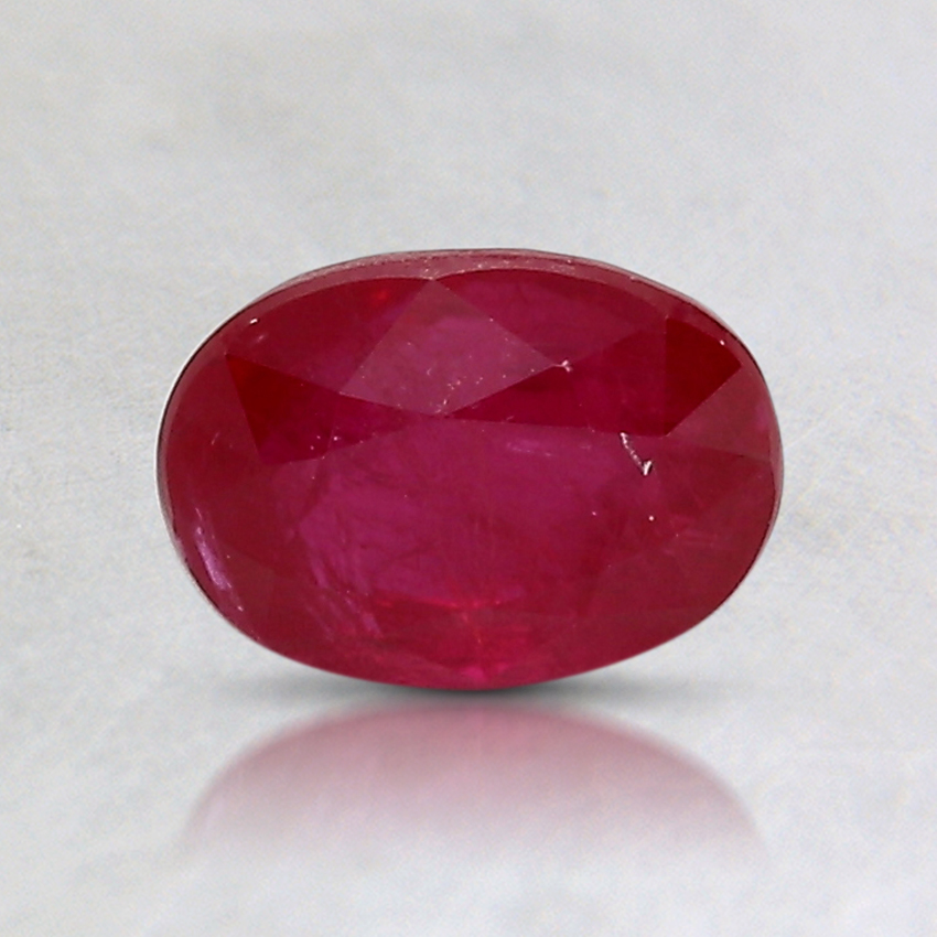 6.8x5.1mm Oval Greenland Ruby