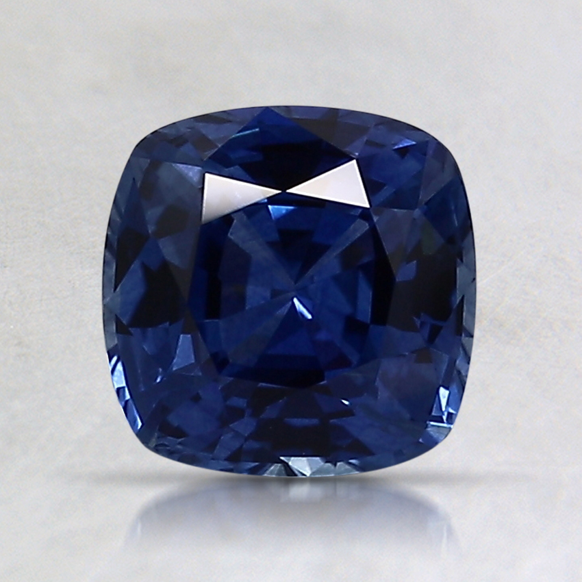 6.6x6.5mm Premium Blue Cushion Sapphire