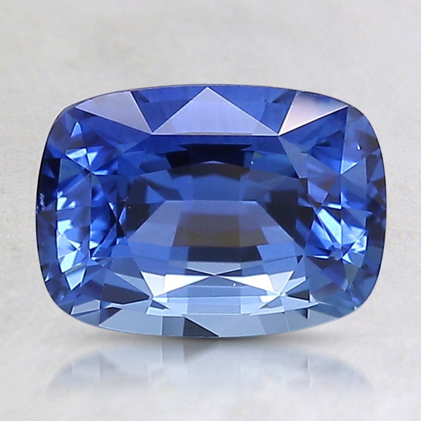 8.4x6.2mm Blue Cushion Sapphire