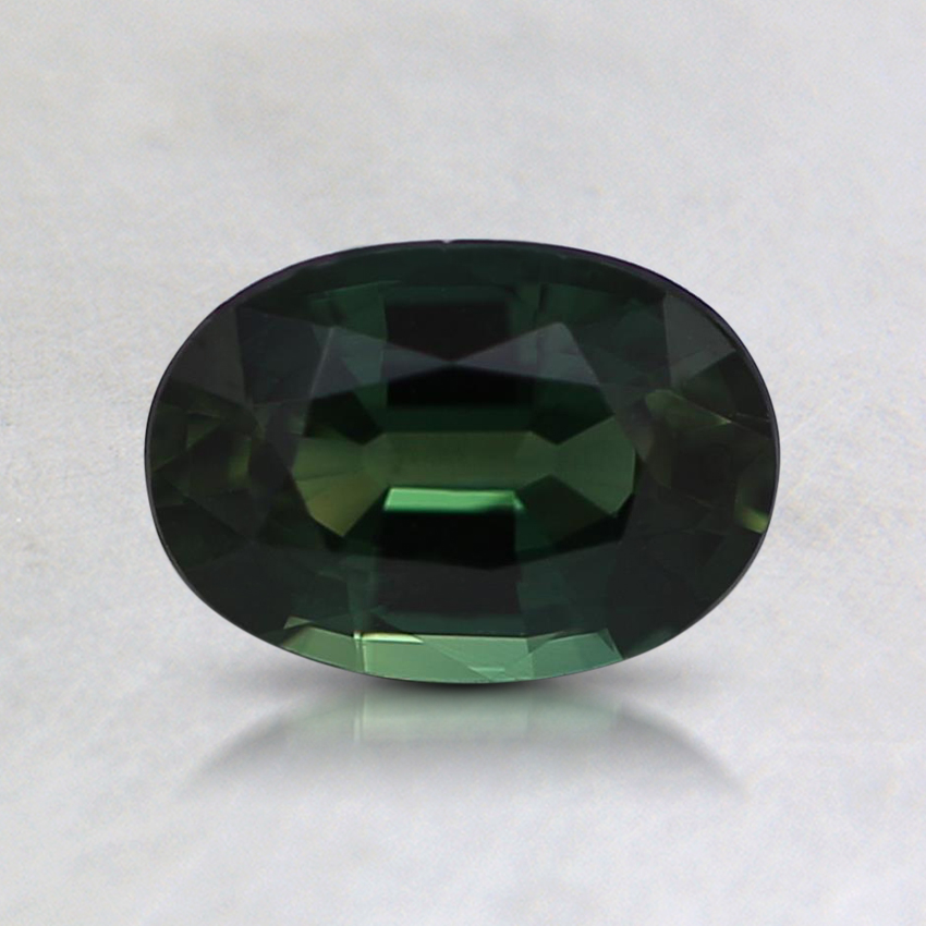 6.9x4.8mm Teal Oval Sapphire