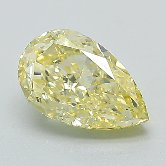 1.00 Ct. Fancy Intense Yellow Pear Lab Grown Diamond