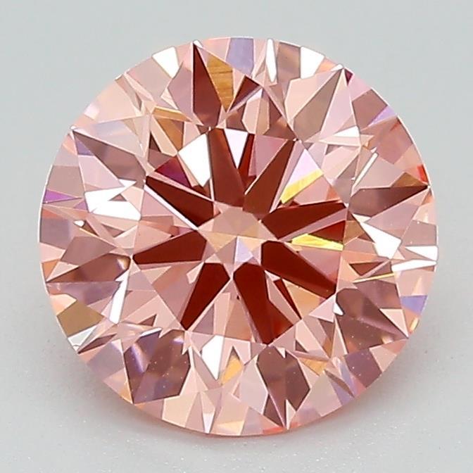 1.90 Ct. Fancy Vivid Pink Round Lab Grown Diamond