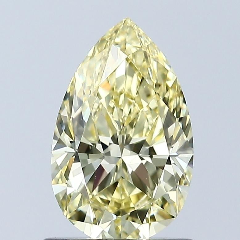 1.02 Ct. Fancy Intense Yellow Pear Lab Grown Diamond