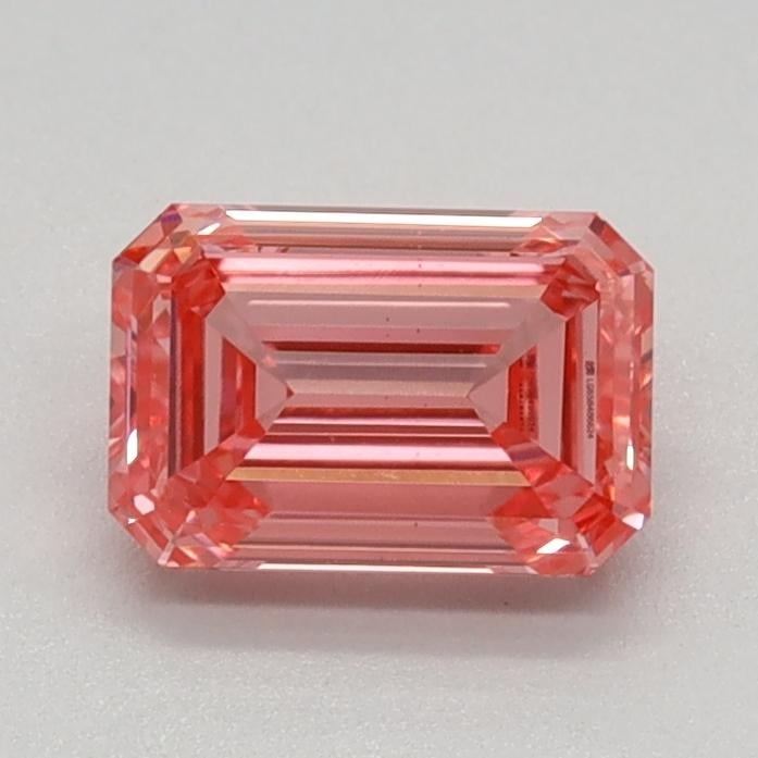 0.69 Ct. Fancy Vivid Pink Emerald Lab Grown Diamond