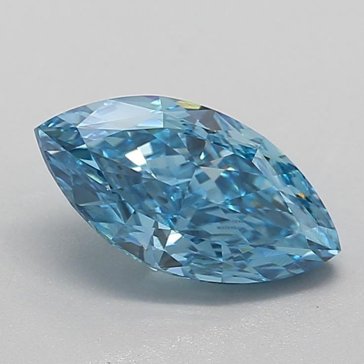 1.30 Ct. Fancy Vivid Blue Marquise Lab Grown Diamond