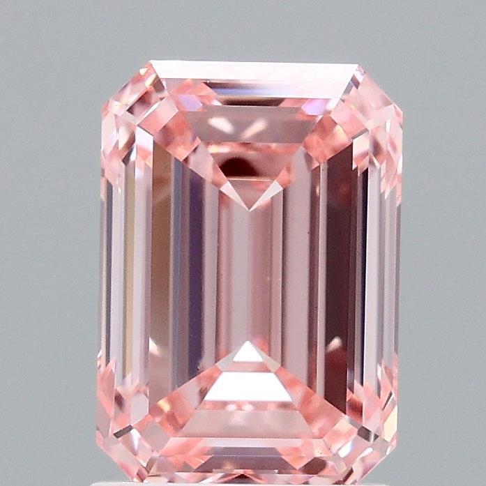 1.96 Ct. Fancy Vivid Pink Emerald Lab Grown Diamond