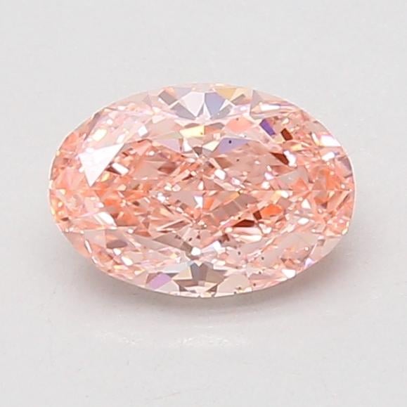 1.05 Ct. Fancy Vivid Pink Oval Lab Grown Diamond