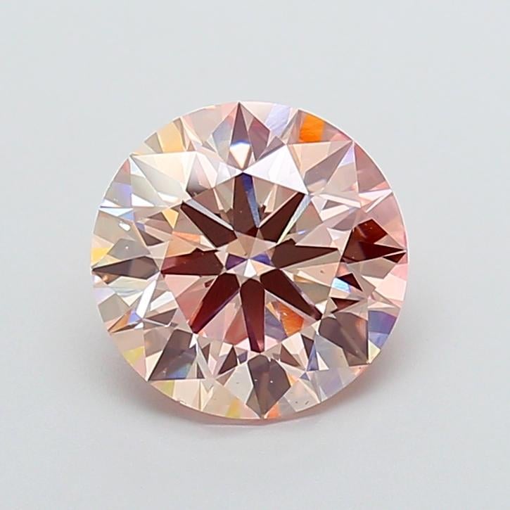 5.26 Ct. Fancy Pink Round Lab Grown Diamond