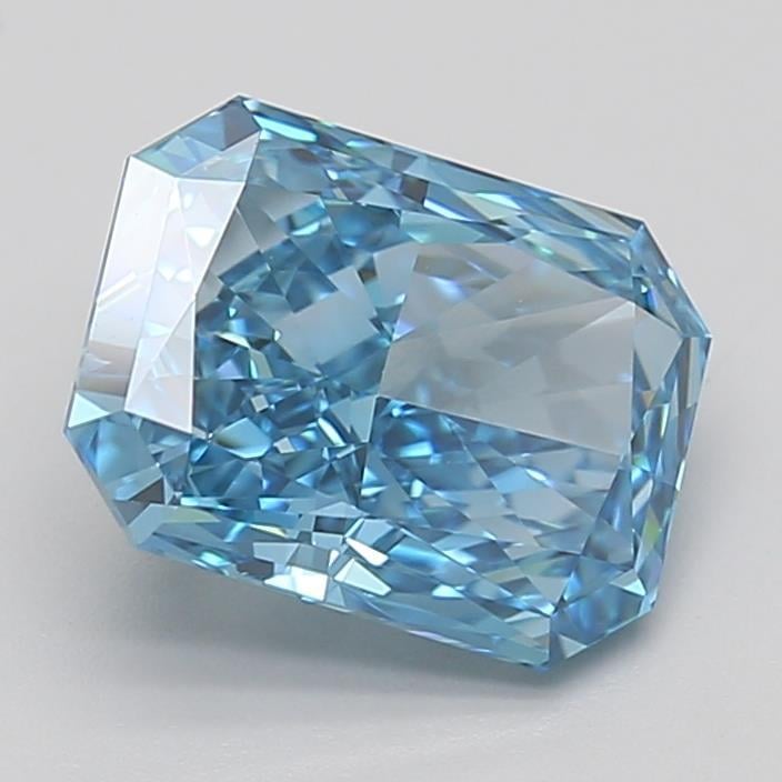 4.07 Ct. Faint Blue Radiant Lab Grown Diamond