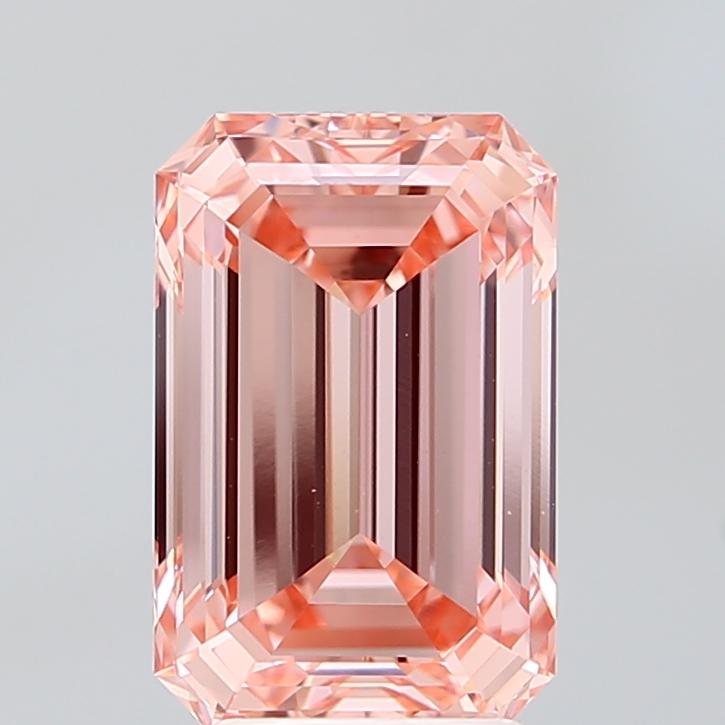 3.72 Ct. Fancy Intense Pink Emerald Lab Grown Diamond