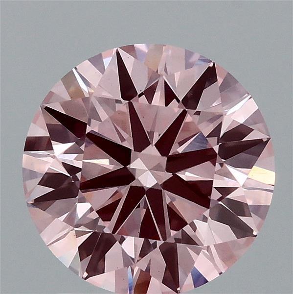2.07 Ct. Fancy Vivid  Pink Round Lab Grown Diamond