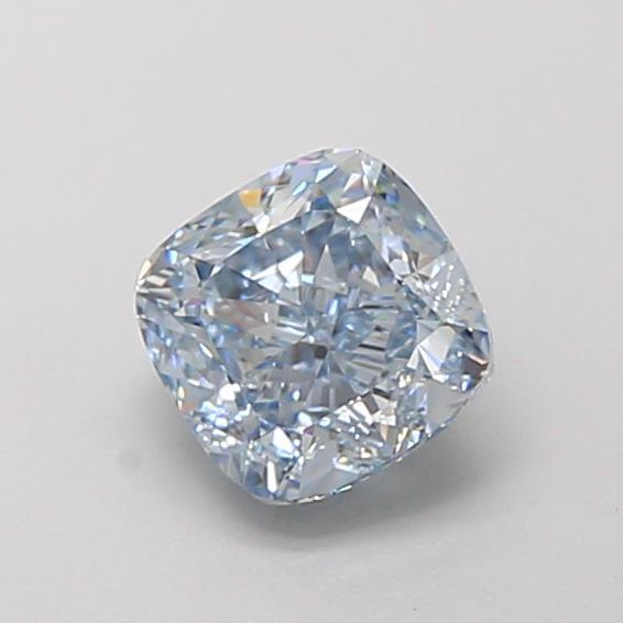 1.16 Ct. Fancy Intense  Blue Cushion Lab Grown Diamond
